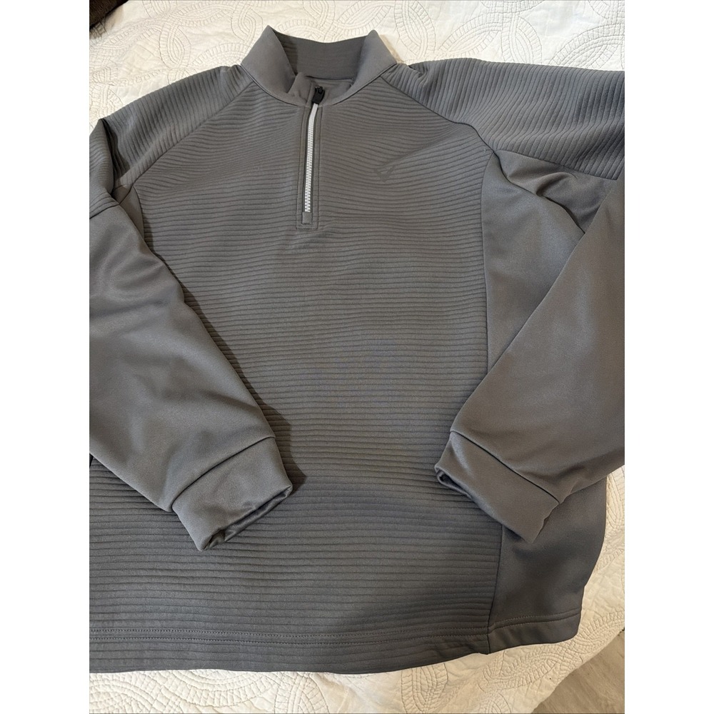 Callaway OPTI-DRI GOLF FLEECE 1/4 Zip Long Sleeve Dark Grey Men's Size Medium
